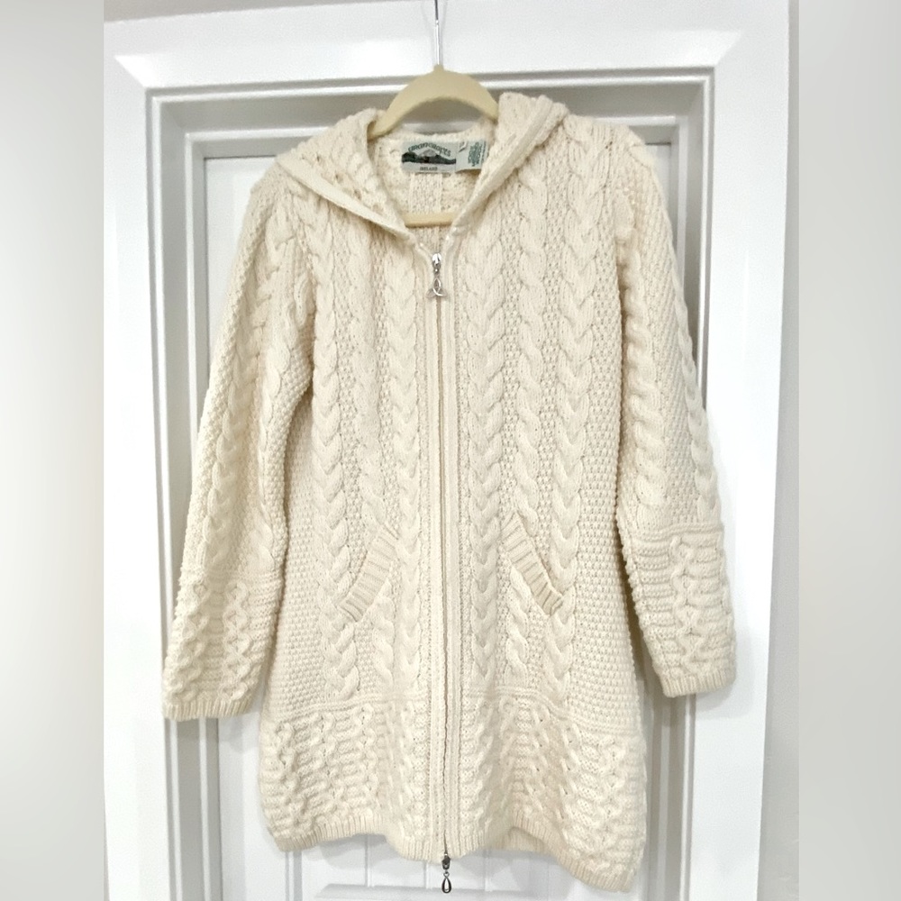 EUC Merino Wool Sweater with hood